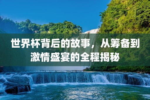 世界杯背后的故事，从筹备到激情盛宴的全程揭秘