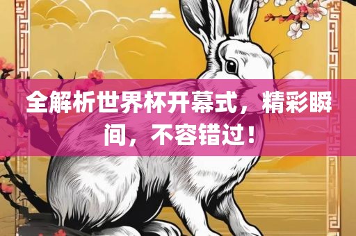 全解析世界杯开幕式,精彩瞬间,不容错过!