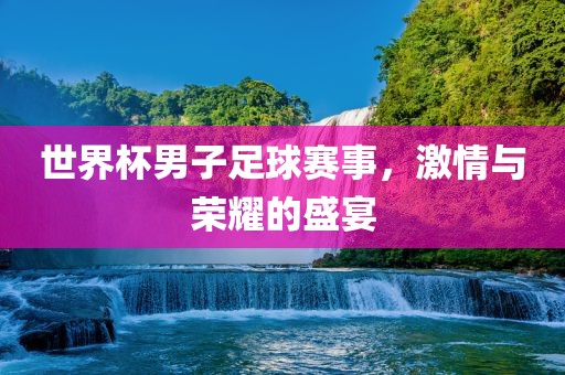 世界杯男子足球赛事，激情与荣耀的盛宴