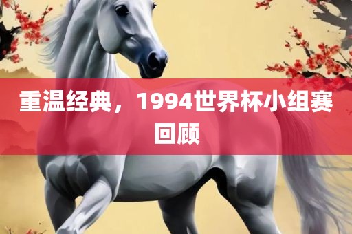 重温经典,1994世界杯小组赛回顾
