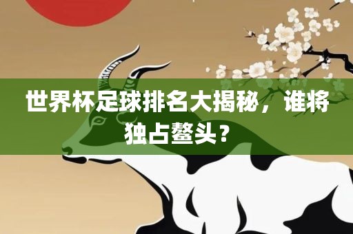 世界杯足球排名大揭秘，谁将独占鳌头？