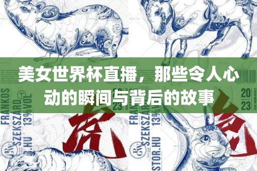 美女世界杯直播，那些令人心动的瞬间与背后的故事