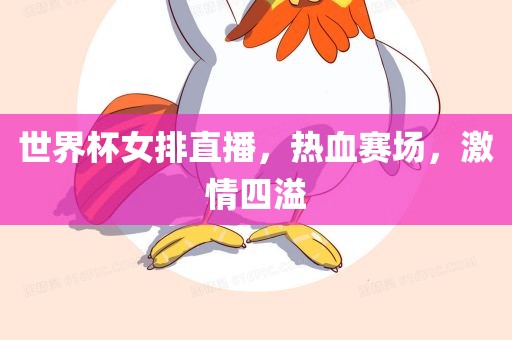 世界杯女排直播,热血赛场,激情四溢