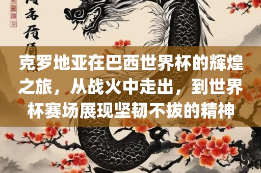 克罗地亚在巴西世界杯的辉煌之旅，从战火中走出，到世界杯赛场展现坚韧不拔的精神