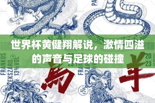 世界杯黄健翔解说,激情四溢的声音与足球的碰撞