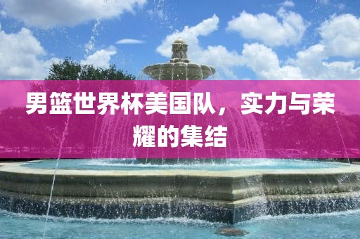 男篮世界杯美国队,实力与荣耀的集结广州熙林手袋有限公司