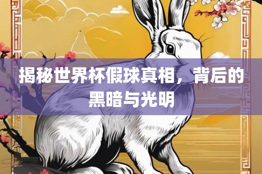 揭秘世界杯假球真相，背后的黑暗与光明