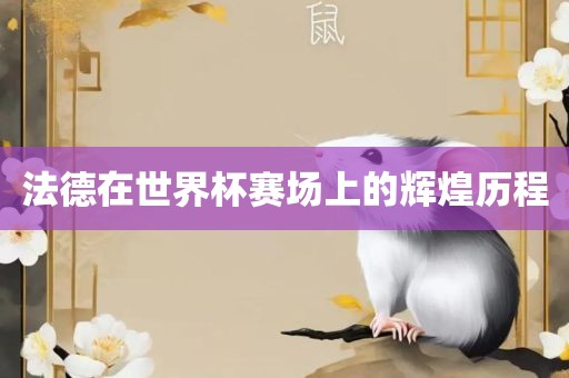 法德在世界杯赛场上的辉煌历程