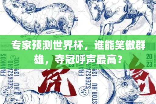 专家预测世界杯,谁能笑傲群雄,夺冠呼声最高?广州熙林手袋有限公司