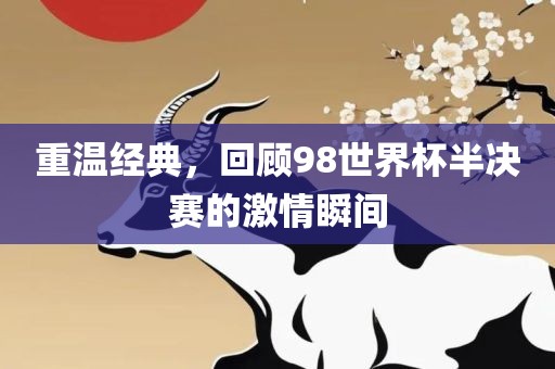 重温经典,回顾98世界杯半决赛的激情瞬间广州熙林手袋有限公司