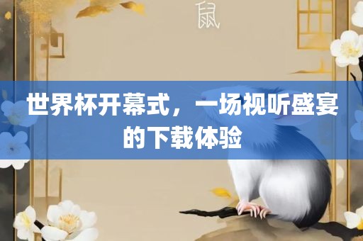 世界杯开幕式,一场视听盛宴的下载体验广州熙林手袋有限公司