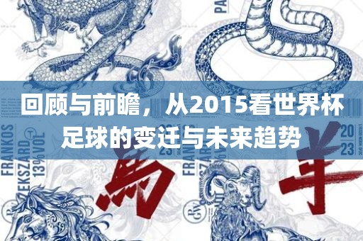 回顾与前瞻,从2015看世界杯足球的变迁与未来趋势