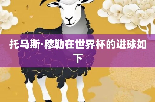 托马斯·穆勒在世界杯的进球如下广州熙林手袋有限公司