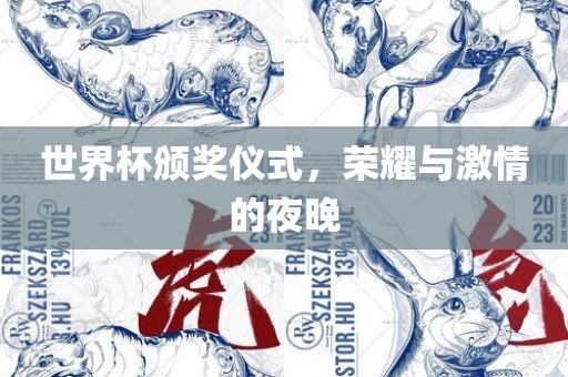 世界杯颁奖仪式，荣耀与激情的夜晚