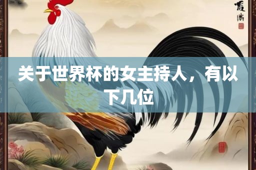 关于世界杯的女主持人，有以下几位