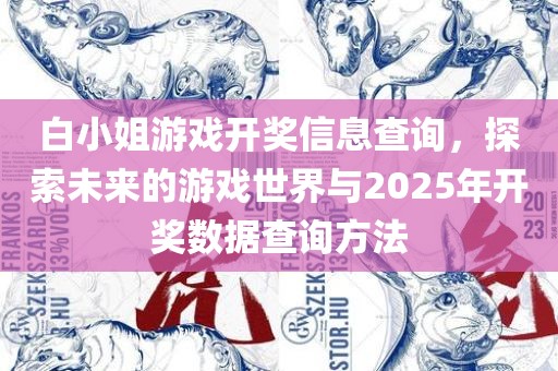 白小姐游戏开奖信息查询，探索未来的游戏世界与2025年开奖数据查询方法