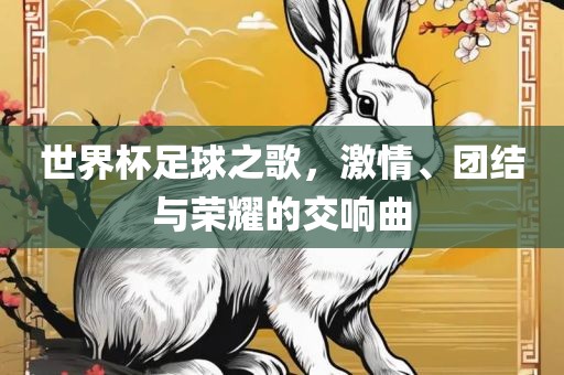 世界杯足球之歌，激情、团结与荣耀的交响曲