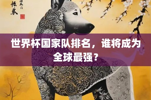 世界杯国家队排名，谁将成为全球最强？