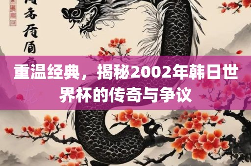 重温经典,揭秘2002年韩日世界杯的传奇与争议