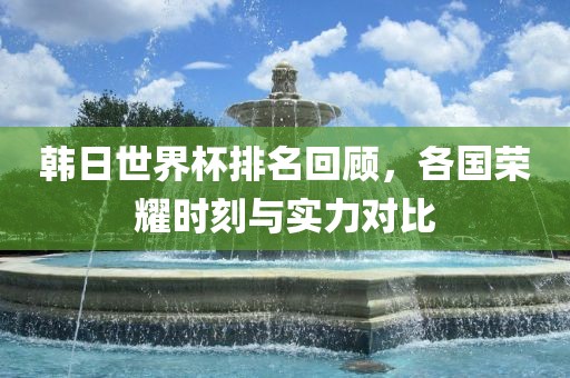 韩日世界杯排名回顾,各国荣耀时刻与实力对比广州熙林手袋有限公司
