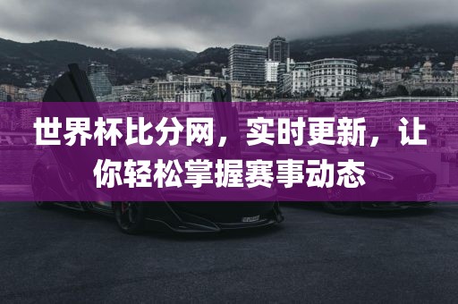 世界杯比分网，实时更新，让你轻松掌握赛事动态