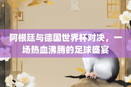 阿根廷与德国世界杯对决,一场热血沸腾的足球盛宴广州熙林手袋有限公司