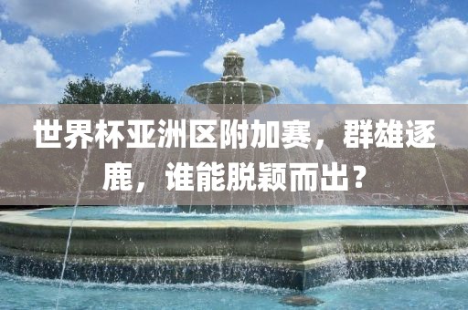 世界杯亚洲区附加赛,群雄逐鹿,谁能脱颖而出?