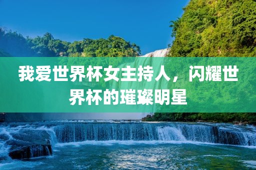 我爱世界杯女主持人，闪耀世界杯的璀璨明星