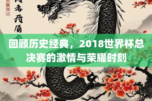 回顾历史经典，2018世界杯总决赛的激情与荣耀时刻