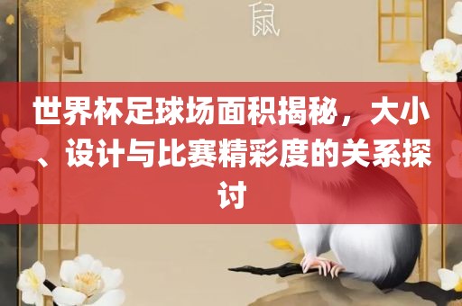 世界杯足球场面积揭秘,大小、设计与比赛精彩度的关系探讨