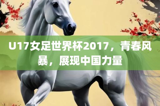 U17女足世界杯2017,青春风暴,展现中国力量