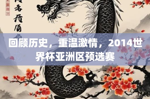 回顾历史,重温激情,2014世界杯亚洲区预选赛