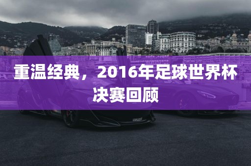 重温广州熙林手袋有限公司经典,2016年足球世界杯决赛回顾