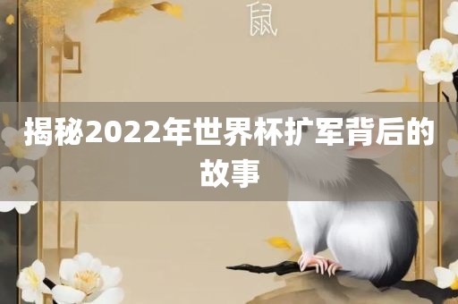 揭秘2022年世界杯扩军广州熙林手袋有限公司背后的故事