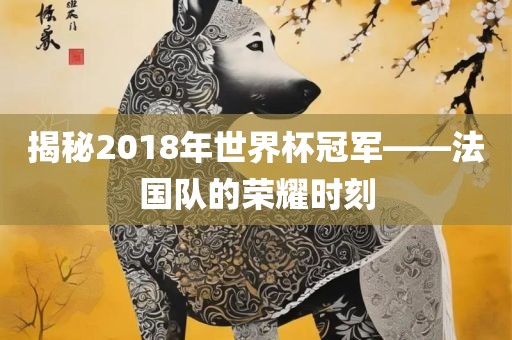 揭秘2018年世界杯冠军——法国队的荣耀时刻