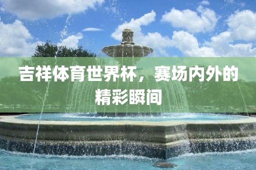 吉祥体育世界杯,赛场内外的精彩瞬间